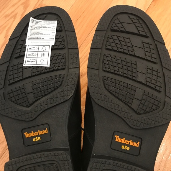 New 8.5 men\'s metro Timberland bucks blk leather